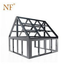 Aluminum Sound Proof Laminate Tempered Glass Sunroom Roof